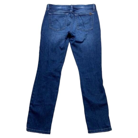 Joe’s Ripped Keagan Distressed Mid Rise Straight Jeans Dark Wash Blue Size 32 - Picture 5 of 9